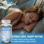 Magnesium Glycinate 500mg Capsules High Absorption with Zinc,Vitamin D3 B6 Supports Bone - Image 4