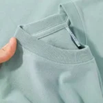 100% Cotton T-shirt Men Women Solid Color O Neck Short-sleeved - Image 2