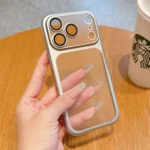 Luxury Transparent Matte Phone Case For iPhone 17Pro Air 17 16 15 14 13 12 11 Pro Max Lens - Image 5