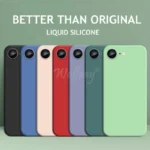 For iPhone 16e Case Liquid Silicone Plain Rubber Funda Phone Protector Case For iPhone