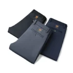 Men's New Loose Straight Leg Elastic Formal Pants, Business Tiger Head Western Style - Image 5
