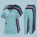 Newest Nursing Clothing Pink Blue Doctor Nurse Uniforms Women Men Scrubs Sets