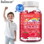 Kids Iron Gummies - Contains Vitamin C - Improves Absorption Boost Energy Levels