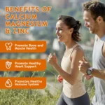 Calcium Magnesium Zinc Capsule Vitamin/Mineral Mixed Supplement - Gluten Free - Image 2