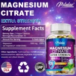 Magnesium Citrate 1000 Mg - Supplement for Stress, Relaxation, Bone, Sleep, Heart Health - Image 2