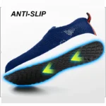 Breathable Safety Shoes Man Steel Toe Anti-Puncture Reinforced Sole Men's Work Shoes - Image 4