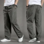 Men's Cargo Pants Summer Spring Cotton Work Wear JoggersSw eatpants  Trousers