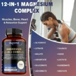 Magnesium 12-IN-1 Complex - Supports Heart and Bone Health, Aids Relaxation - Image 6