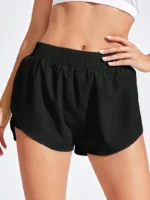 Yoga Shorts Women Fitness Elastic Running Workout Short Leggings - Image 4