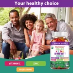 Organics Immunity Gummies for Kids,with Vitamin C,Zinc - Image 2