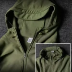 Tactical Waterproof Men Camo Set Soft Shell Fleece Winter Combat Suit - Image 3