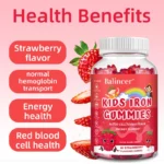 Kids Iron Gummies - Contains Vitamin C - Improves Absorption Boost Energy Levels - Image 3