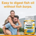 Omega 3 Fish Oil Capsules Support Brain & Nervous System Health, Cardiovascular & Skin Health - Image 4