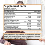 Organic Vitamin B Complex Supports Energy, Immune Health, Antioxidant Supplement - Image 6