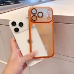Luxury Transparent Matte Phone Case For iPhone 17Pro Air 17 16 15 14 13 12 11 Pro Max Lens