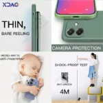 Luxury Dual Liner Protective Case Phone Cover Square Liquid Silicone Coque - Image 6