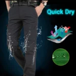 Men's Summer Tactical Cargo Pants Lightweight Casual Waterproof Trousers - Image 3