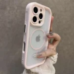 Luxury Matte For Magsafe Transparent Phone Case For iPhone 17 16 15 14 13 12 Pro Max 11 17 Pro