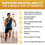BEWORTHS 4in1 Vitamin D3 Calcium Capsules for Bone Strength Heart Health Immune Support - Image 4
