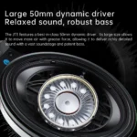 FiiO JT3 Over-Ear Open-Back Headphones, 50mm Dynamic Driver, PEK+PU Composite Diaphragm - Image 2