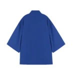 Blue Men's Shirt Japanese Kimono Shirt Kimono Cardigans Chinese Traditional Men - Image 4