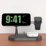 3 in 1 Wireless Charger Stand For iPhone 12/13/14/15/16/17 Fast Charging Station