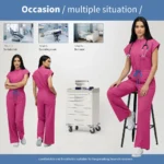 Niaahinn Operating Room Scrub Uniform Full Outfit & Veterinary Nurse Uniform - Image 5