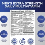 Men's Multivitamin Supplement - Supports Men's Multivitamin with Vitamins A, C, D, E & B12 - Image 2