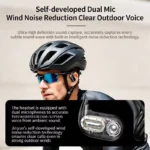 Wireless Bluetooth 5.3 Earhook Earphone LED Display Sports Earhook Noise Cancelling - Image 6