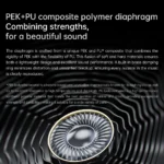 FiiO JT3 Over-Ear Open-Back Headphones, 50mm Dynamic Driver, PEK+PU Composite Diaphragm - Image 3
