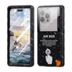Shellbox Waterproof Phone Case for 6.9' Devices Transparent Universal Touch Screen Underwater