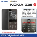 Nokia 235 4G Feature Phone Bluetooth 5.0 FM Radio Dual SIM 1450mAh Bettery Type-C