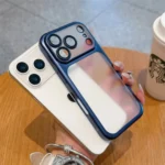 Luxury Transparent Matte Phone Case For iPhone 17Pro Air 17 16 15 14 13 12 11 Pro Max Lens - Image 3