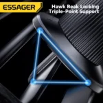 Essager Magnetic Wireless Charger Car Phone Holder 15W RGB Seven Color Light Fast Charging Mount Stand - Image 6