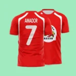 Amador&Vicente&Recio Football Jerseys Seafood Shrimp Recio Print T-Shirt Quick Drying Sportswear
