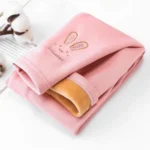 2026 Children Leggings Girls Fleece Lined Thermal Bottoms Baby Casual Trousers - Image 3