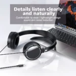 3.5mm/Type-C Wired Headphones Noise Cancelling Business Over Ear Headset - Image 3
