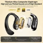 Wireless Bluetooth 5.3 Earhook Earphone LED Display Sports Earhook Noise Cancelling - Image 5