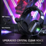 ONIKUMA K8 Gaming Headphones with Flexible HD Mic RGB Light Surround Sound - Image 2